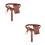 2Sets PU Brown Medieval Sword Belt Adjustable for Renaissance Cosplay 5