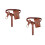 2Sets PU Brown Medieval Sword Belt Adjustable for Renaissance Cosplay 6