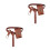 2Sets PU Brown Medieval Sword Belt Adjustable for Renaissance Cosplay 8