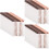 Pochoirs Sourcils Marron Papier Imperméables Pour 6