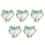 5Pièces Voile Bleu Ciel Accessoire Danse & 7