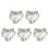 5Pièces Voile Bleu Ciel Accessoire Danse & 8