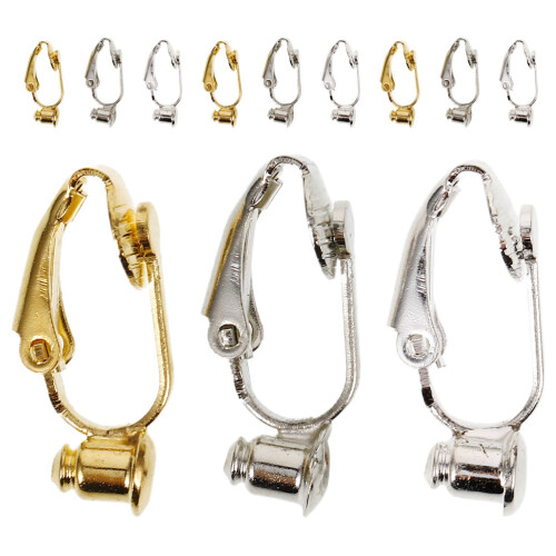 48Pcs Sturdy Copper Clip on Converter Non-Pierced Earring Accessories 1