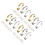 48Pcs Sturdy Copper Clip on Converter Non-Pierced Earring Accessories 4