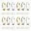 48Pcs Sturdy Copper Clip on Converter Non-Pierced Earring Accessories 8