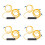 4Pcs Optical Splitter with Lc Fiber Connectors for Setup 6