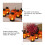 18Stk Orange LED Kürbislaternen PP Für Halloween 2