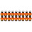 18Stk Orange LED Kürbislaternen PP Für Halloween 6