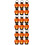 18Stk Orange LED Kürbislaternen PP Für Halloween 7