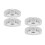 4Sets Silver Security Camera Mount Bracket Plastic with Flexible Angle 6