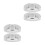 4Sets Silver Security Camera Mount Bracket Plastic with Flexible Angle 7