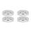 4Sets Silver Security Camera Mount Bracket Plastic with Flexible Angle 9
