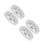 4Sets Silver Security Camera Mount Bracket Plastic with Flexible Angle 10