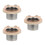 3Pièces Supports Aliments Suspendus Bois Acier Pour Cage À Oiseaux 4