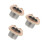 3Pièces Supports Aliments Suspendus Bois Acier Pour Cage À Oiseaux 5