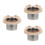3Pièces Supports Aliments Suspendus Bois Acier Pour Cage À Oiseaux 6