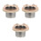 3Pièces Supports Aliments Suspendus Bois Acier Pour Cage À Oiseaux 7
