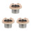 3Pièces Supports Aliments Suspendus Bois Acier Pour Cage À Oiseaux 9