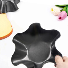 4PCS 8Inch Nonstick Large Taco Shell Bowl - Carbon Steel Tortilla Maker Shell Pans Baking Molds Tostada for Salad Bowls