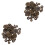 20Ensembles Boutons Pression Alliage Vintage Fleurs Pour Couture 3