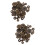 20Ensembles Boutons Pression Alliage Vintage Fleurs Pour Couture 7