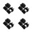 16Pièces Kit Réparation Pivot ABS Noir Adapté Et 6