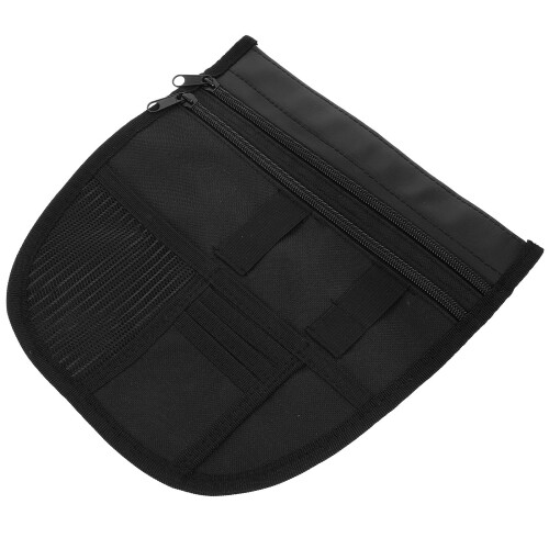 4Pcs Motorcycle Black Tool Roll Bags for 155 Seat Storage 1