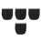 4Pcs Motorcycle Black Tool Roll Bags for 155 Seat Storage 3