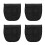 4Pcs Motorcycle Black Tool Roll Bags for 155 Seat Storage 5