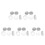 25Pcs Durable Transparent Glass Optical Lens Kit for Science Education 4