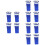 12Pcs Multi Plastic Shower and Kitchen Floor Drain Backflow Preventer 9
