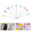 800Pcs Flat Sewing Pins in Pastel Colors with Organizer Box 10