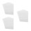21Pc Self Adhesive Water Soluble Embroidery Sheets White for Crafting 4
