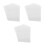 21Pc Self Adhesive Water Soluble Embroidery Sheets White for Crafting 8