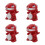 4Pièces Taille-Crayons Manuel Rouge Pour Enfants École 8