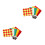 10Pièces Drapeaux Arbitre En Acier Tissu 6