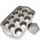 Kitchen 12 Grid Baking Cake Tray Cheesecake Cups Non-Stick Cupcake Baking Pan Kitchen Tools 2