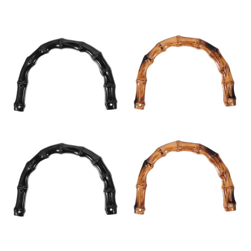 20Pièces Poignées Sac Bambou Synthétique Pour Bricolage 1