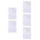 5Pièces Planner Hebdomadaire Portable En PP 10