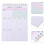 5Pièces Planner Hebdomadaire Portable En PP 11