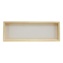 Wooden Shadow Box Frame with Light Display Case for Artwork Photos Keepsakes 26cmx6cmx9cm Wood Color