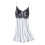 Γυναικείο σετ πιτζάμας με δαντέλα - Summer Ice Silk Sleepwear με ενσωματωμένα Cups, τιράντες 1