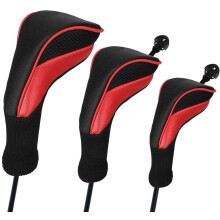 Couvre-clubs de golf pour bois de parcours, driver et hybrides