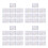 40Sets Multi -Adhesive Number Stickers for Outdoor Use 5