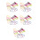 120Pièces Marqueurs Verres De Vin Silicone Multicolores 5