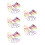 120Pièces Marqueurs Verres De Vin Silicone Multicolores 7