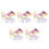 120Pièces Marqueurs Verres De Vin Silicone Multicolores 8