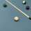 Worgeous Pool Balls Assorted Color Resin 2Pcs 2.25Inch 7