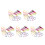 120Pièces Marqueurs Verres De Vin Silicone Multicolores 9