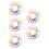 80Pcs Versatile Silicone Pacifier Rings Soft Multi Colored Baby Clips 4